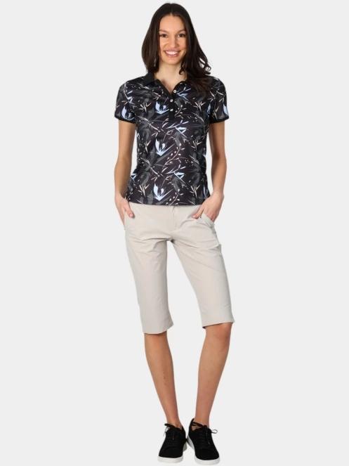 Luhta Luhta Alajoki női galléros póló fekete színben 5