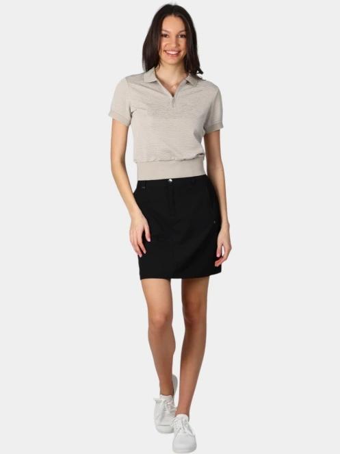 Luhta Luhta Ilmala női galléros póló homok színben 5