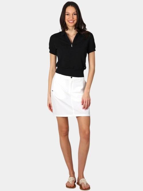 Luhta Luhta Ilmala női galléros póló fekete színben 5