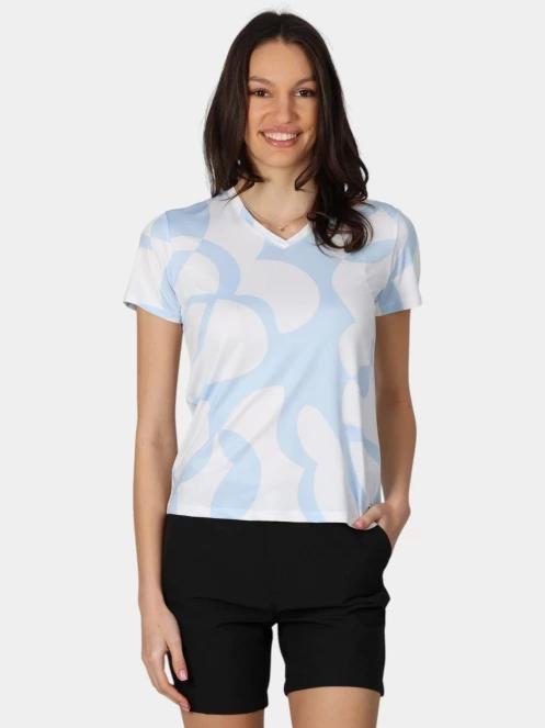 Luhta Luhta Ihalampi női rövid ujjú póló világoskék színben 2