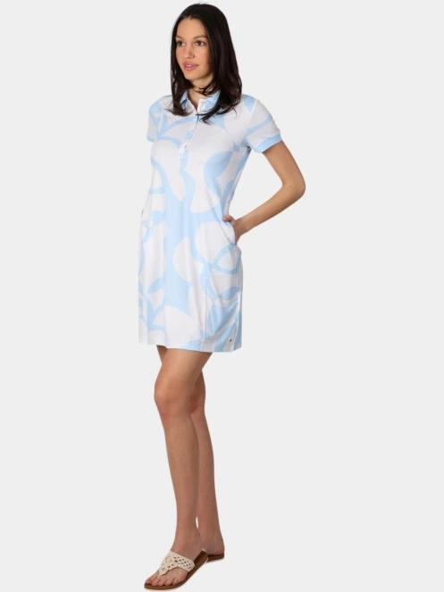 Luhta Luhta Inkarmaa női pólóruha világoskék színben 5