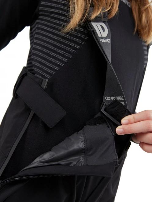 Fundango Mugo JUN Fullzip Pants sínadrág fekete színben 6