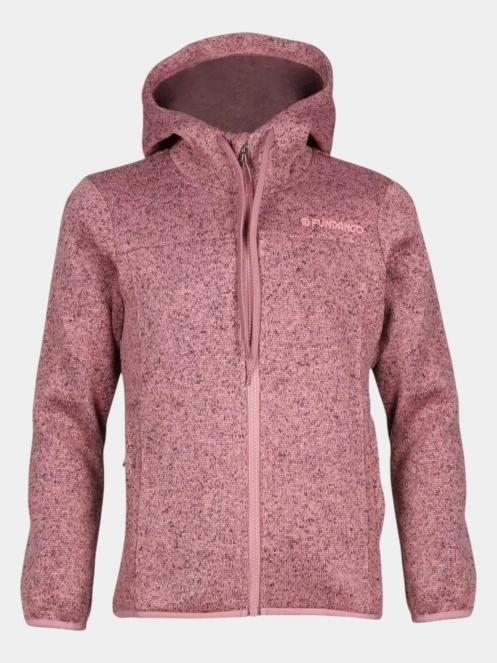 Fundango Share JR Hooded Fleece kapucnis pulóver rózsaszín színben 4