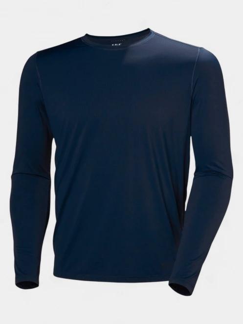 Helly Hansen Shine Solen Ls Crew férfi hosszú ujjú póló sötétkék színben 6