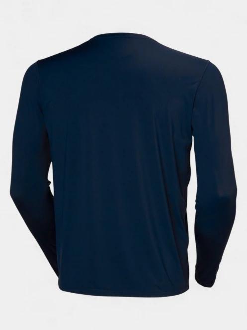 Helly Hansen Shine Solen Ls Crew férfi hosszú ujjú póló sötétkék színben 7