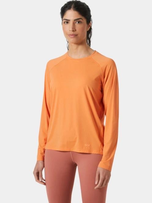 Helly Hansen W Shine Solen Ls Crew női hosszú ujjú póló narancssárga színben 2