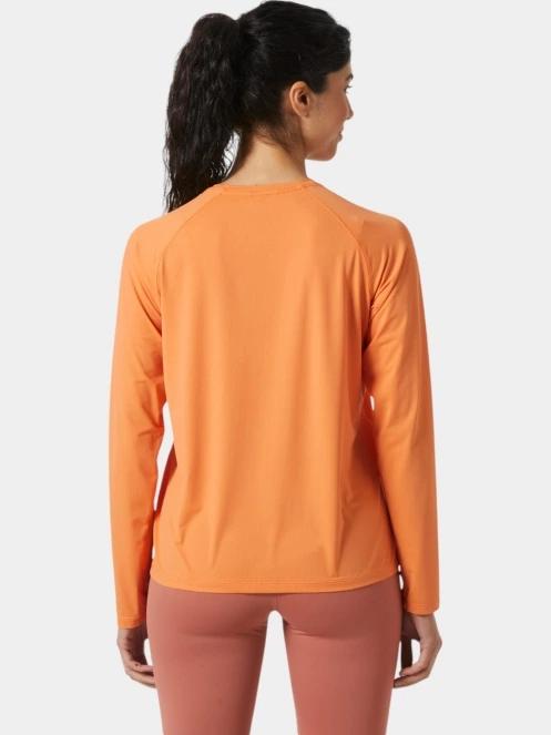Helly Hansen W Shine Solen Ls Crew női hosszú ujjú póló narancssárga színben 3