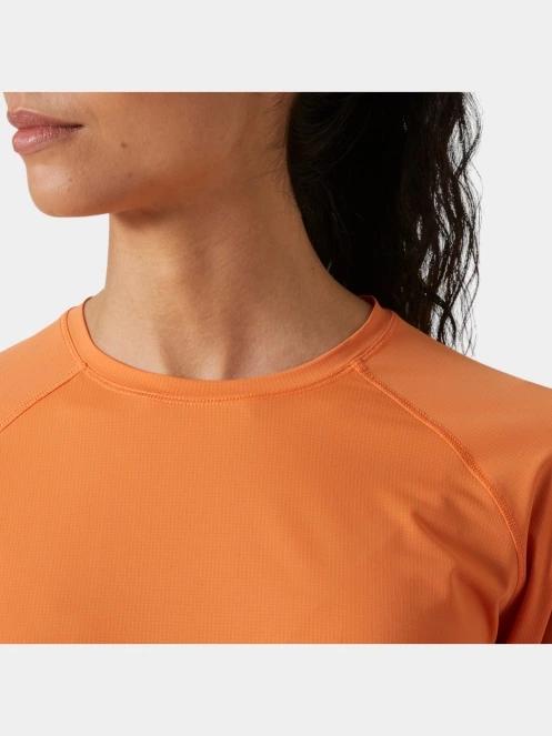 Helly Hansen W Shine Solen Ls Crew női hosszú ujjú póló narancssárga színben 4