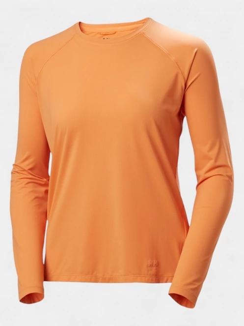 Helly Hansen W Shine Solen Ls Crew női hosszú ujjú póló narancssárga színben 6