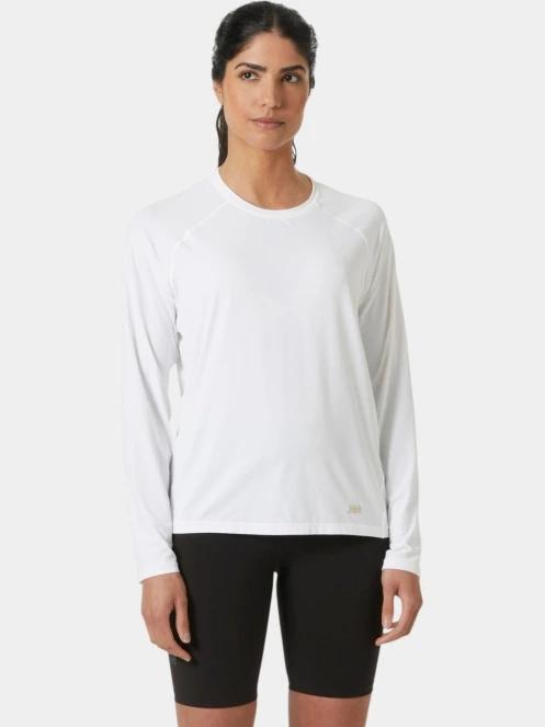 Helly Hansen W Shine Solen Ls Crew női hosszú ujjú sport póló fehér színben 2