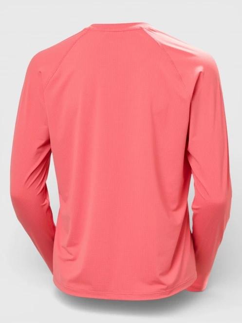 Helly Hansen W Shine Solen Ls Crew női hosszú ujjú sport póló rózsaszín színben 7
