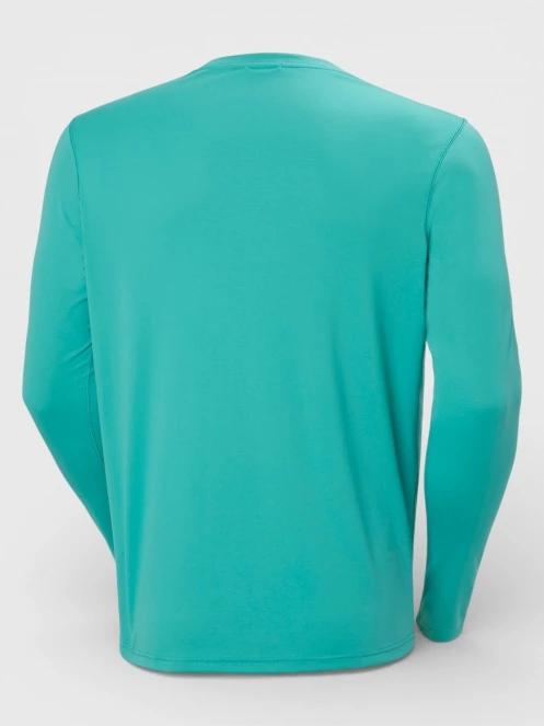 Helly Hansen Lifa Active Solen Ls férfi hosszú ujjú sport póló zöld színben 6