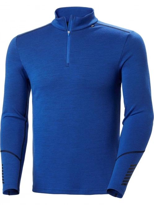 Helly Hansen Lifa Merino Midweight 1/2 Zip férfi aláöltöző felső kék színben 6