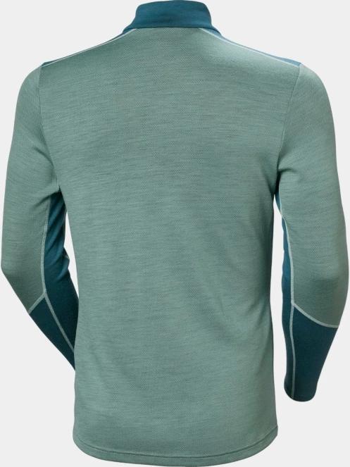 Helly Hansen Lifa Merino Midweight 1/2 Zip férfi aláöltöző felső zöld színben 6