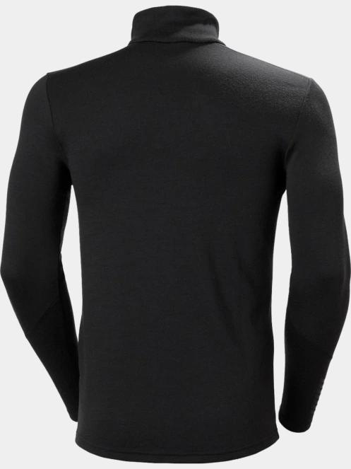 Helly Hansen Lifa Merino Midweight 1/2 Zip férfi aláöltöző felső fekete színben 3