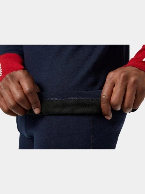 Helly Hansen Lifa Merino Midweight 1/2 Zip férfi aláöltöző felső sötétkék színben 6