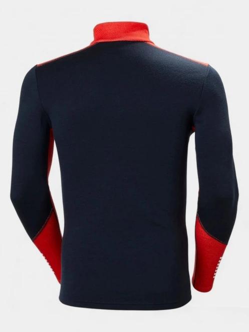 Helly Hansen Lifa Merino Midweight 1/2 Zip férfi aláöltöző felső sötétkék színben 8