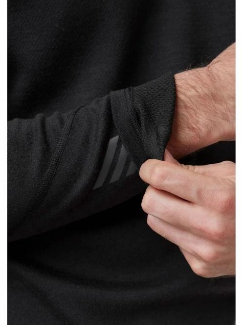 Helly Hansen Lifa Merino Midweight Crew férfi aláöltöző felső fekete színben 6