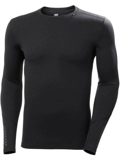 Helly Hansen Lifa Merino Midweight Crew férfi aláöltöző felső fekete színben 7