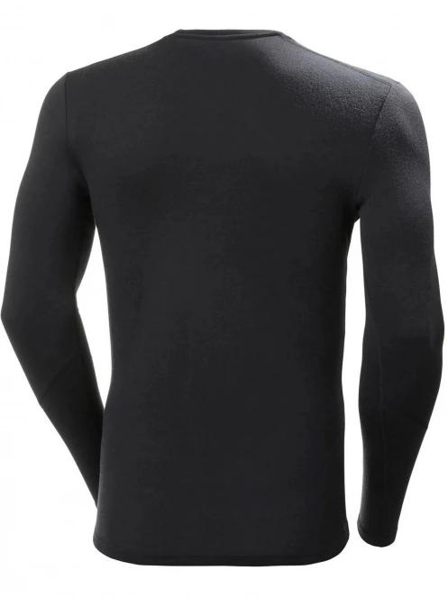Helly Hansen Lifa Merino Midweight Crew férfi aláöltöző felső fekete színben 8