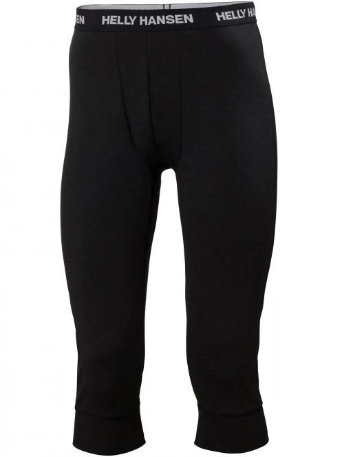 Helly Hansen Lifa Merino Midweight 3/4 Pant férfi aláöltöző nadrág fekete színben 2