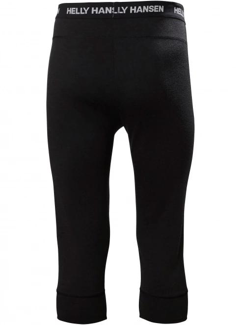 Helly Hansen Lifa Merino Midweight 3/4 Pant férfi aláöltöző nadrág fekete színben 3
