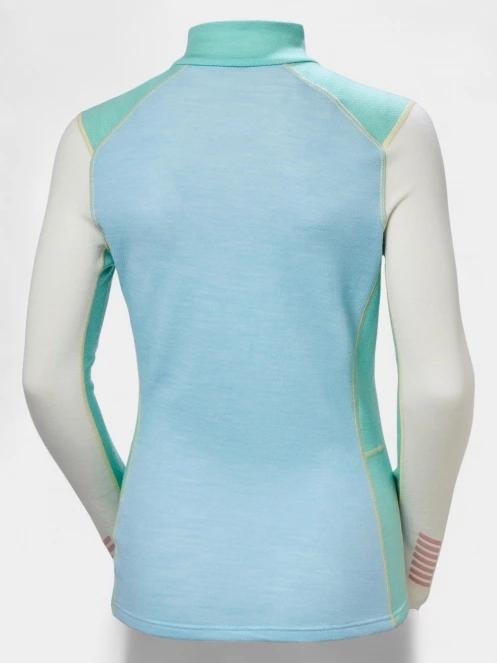 Helly Hansen W Lifa Merino Midw 1/2 Zip női aláöltöző felső világoskék színben 7