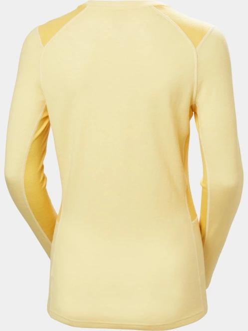 Helly Hansen W Lifa Merino Midweight Crew női aláöltöző felső sárga színben 7