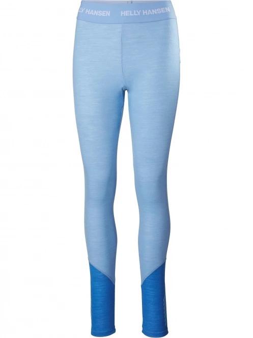 Helly Hansen W Lifa Merino Midweight Pant női aláöltöző nadrág világoskék színben 6