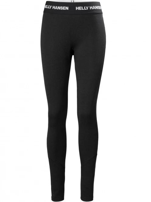 Helly Hansen W Lifa Merino Midweight Pant női aláöltöző nadrág fekete színben 2