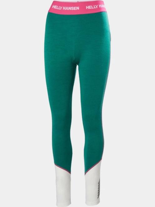 Helly Hansen W Lifa Merino Midweight Pant női aláöltöző nadrág zöld színben 6
