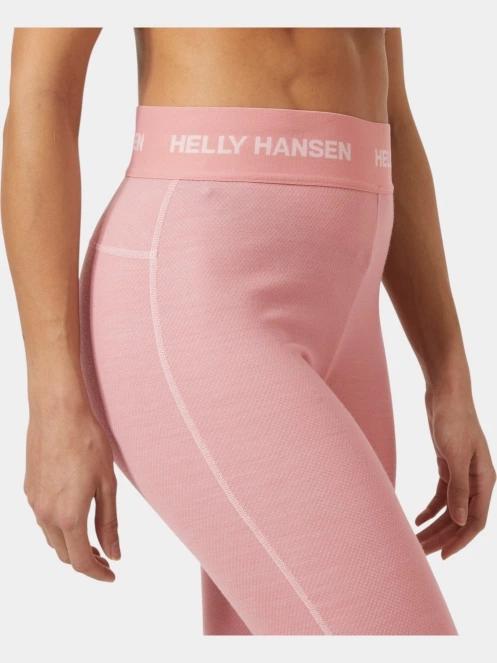 Helly Hansen W Lifa Merino Midweight Pant női aláöltöző nadrág rózsaszín színben 4