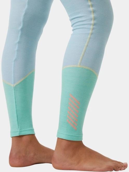 Helly Hansen W Lifa Merino Midweight Pant női aláöltöző nadrág világoskék színben 5
