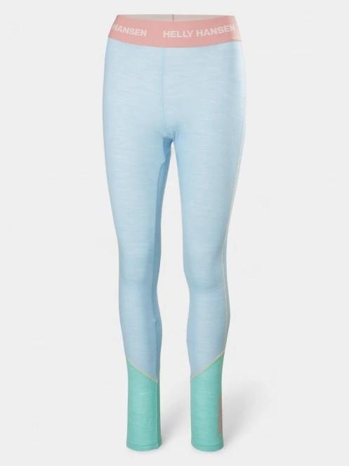 Helly Hansen W Lifa Merino Midweight Pant női aláöltöző nadrág világoskék színben 6