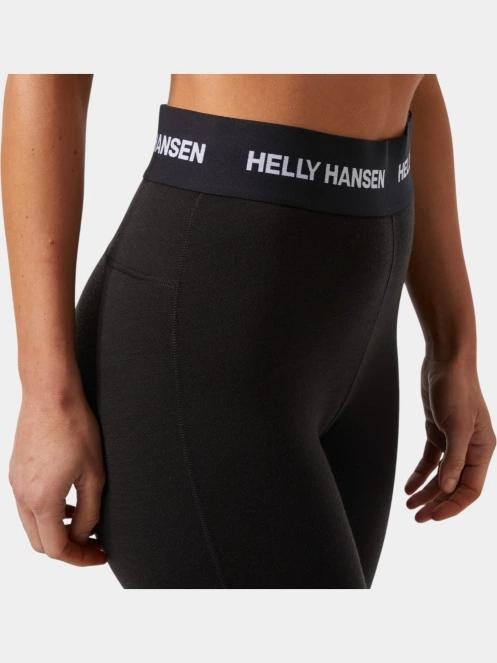 Helly Hansen W Lifa Merino Midweight Pant női aláöltöző nadrág fekete színben 4