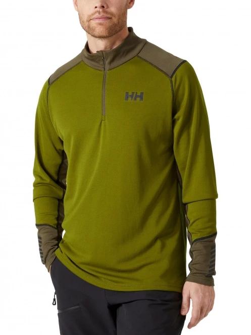 Helly Hansen Lifa Active 1/2 Zip férfi aláöltöző felső oliva színben 2