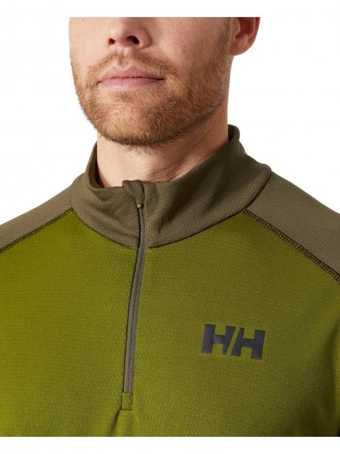 Helly Hansen Lifa Active 1/2 Zip férfi aláöltöző felső oliva színben 4