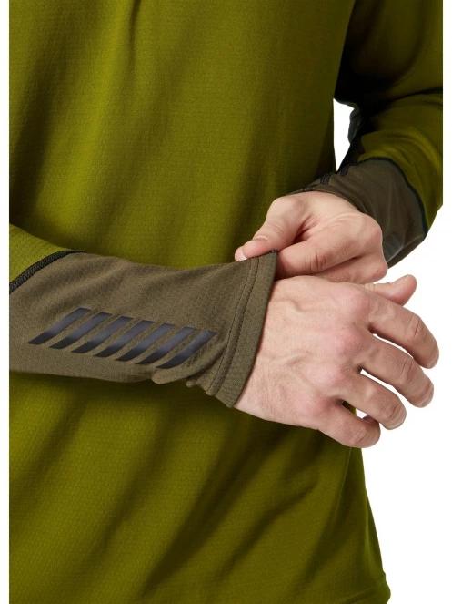 Helly Hansen Lifa Active 1/2 Zip férfi aláöltöző felső oliva színben 5