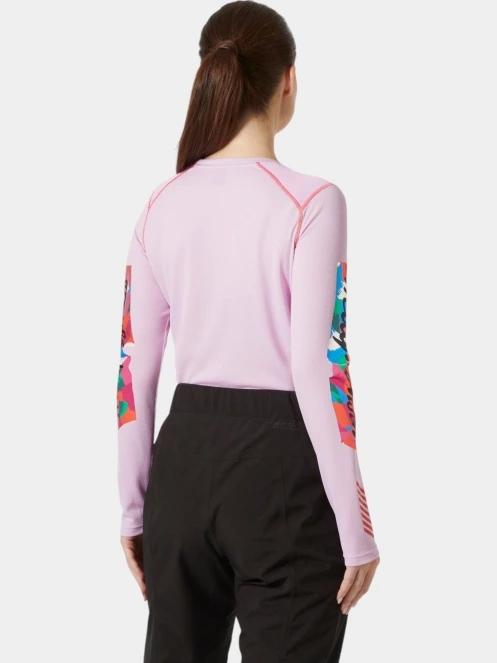 Helly Hansen W Lifa Active Crew női aláöltöző felső rózsaszín színben 3