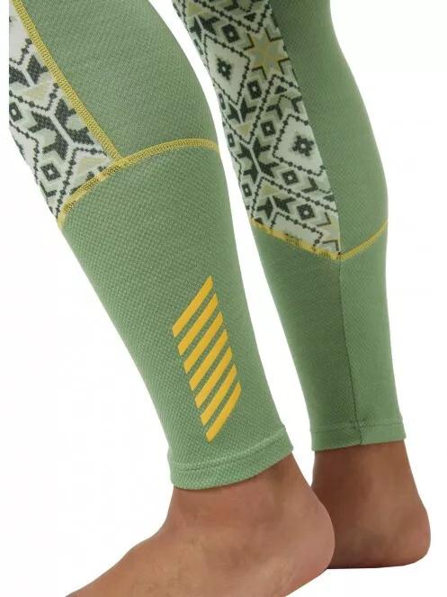 Helly Hansen W Lifa Merino Mwt Graphic Pant női aláöltöző nadrág zöld színben 6