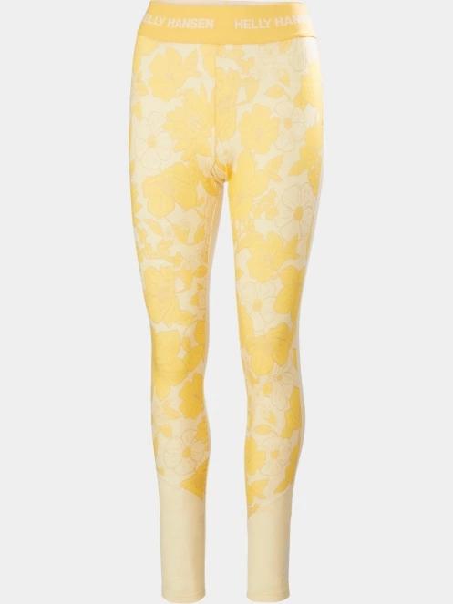 Helly Hansen W Lifa Merino Midw Gra Pant női aláöltöző nadrág sárga színben 6