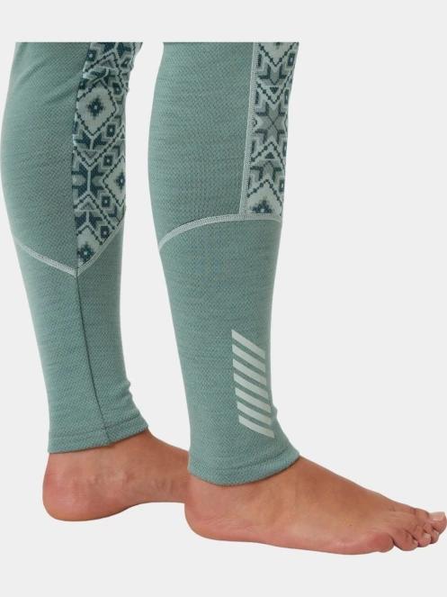 Helly Hansen W Lifa Merino Midw Gra Pant női aláöltöző nadrág zöld színben 5