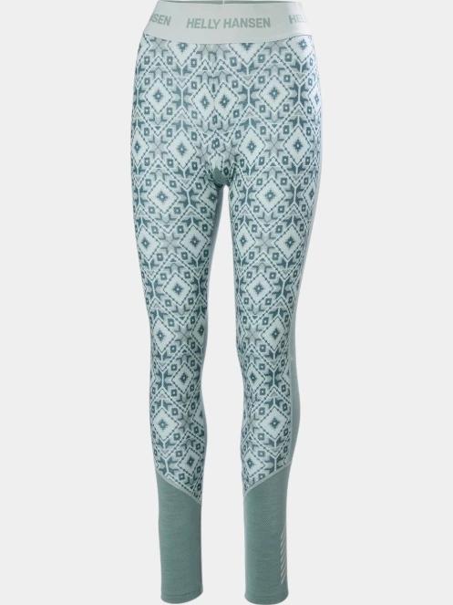 Helly Hansen W Lifa Merino Midw Gra Pant női aláöltöző nadrág zöld színben 6