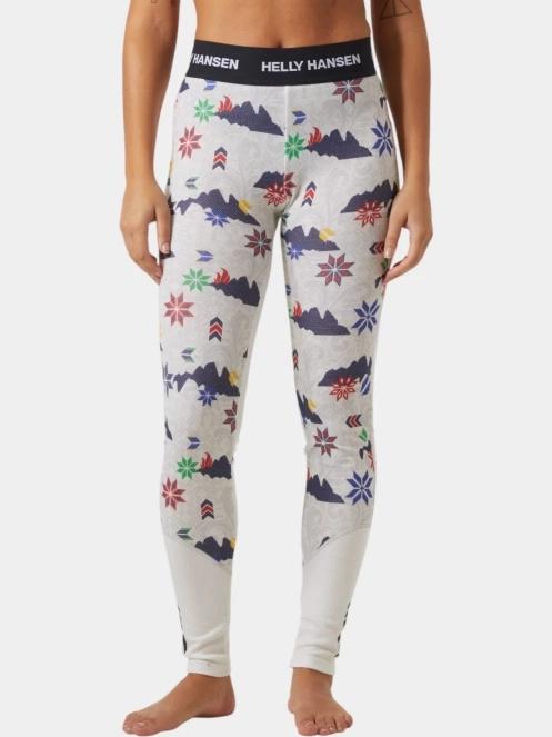 Helly Hansen W Lifa Merino Midw Gra Pant női aláöltöző nadrág fehér színben 2