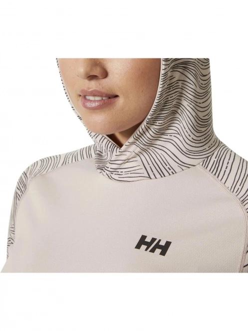 Helly Hansen W Lifa Active Solen Gr Hoodie női hosszú ujjú póló lila színben 4