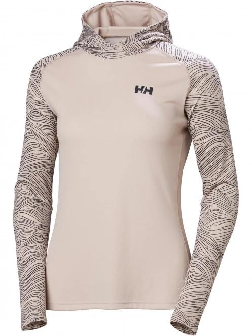 Helly Hansen W Lifa Active Solen Gr Hoodie női hosszú ujjú póló lila színben 5