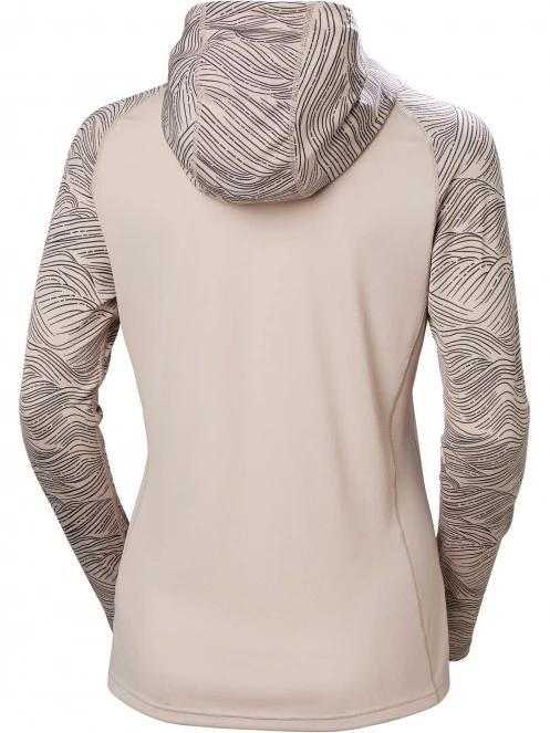 Helly Hansen W Lifa Active Solen Gr Hoodie női hosszú ujjú póló lila színben 6