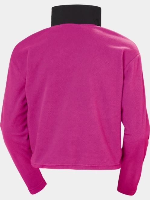Helly Hansen W Daybreaker Cropped Fleece női crop pulóver magenta színben 7