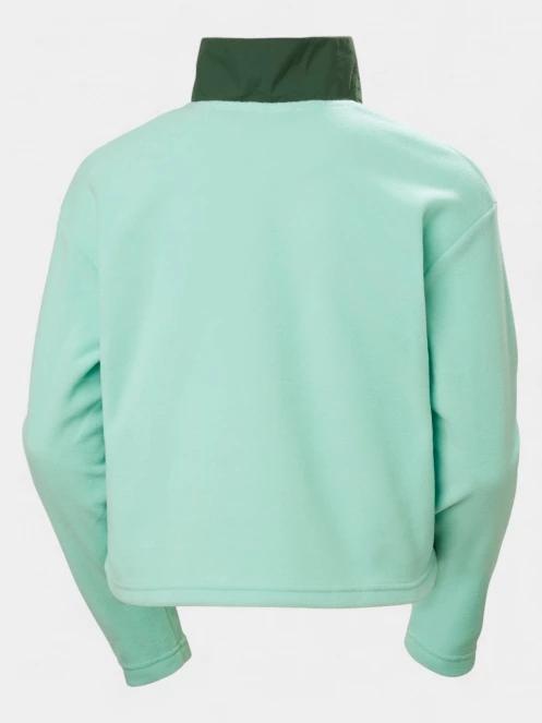 Helly Hansen W Daybreaker Cropped Fleece női polár pulóver zöld színben 7
