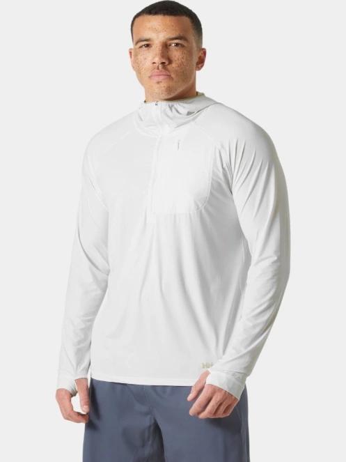 Helly Hansen Shine Solen 1/2 Zip Hoodie férfi kapucnis pulóver fehér színben 2